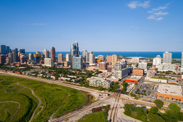 Near South Side Chicago aerial image © Felix Mizioznikov