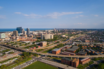 Aerial Chicago Douglas Neighborhood