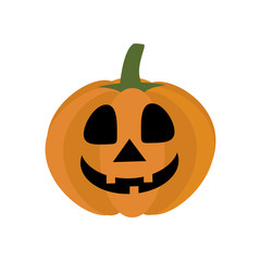 Jack-o-lantern pumpkin illustration
