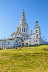 Fototapeta na wymiar View on Church of All Saints in Minsk, Belarus