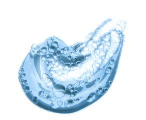 Obraz premium Gel isolated on white background