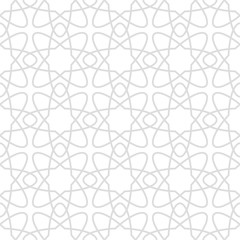 Obraz premium Geometric pattern for wallpapers. Light gray seamless background
