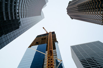 Highrise construction in Seattle