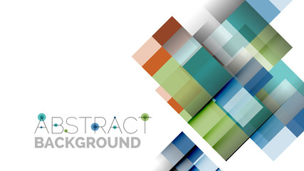 Business presentation geometric template