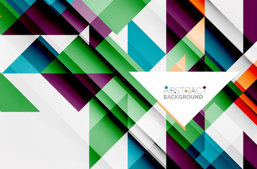 Triangle pattern design background