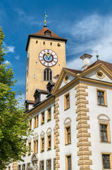 Fototapeta na wymiar Altes Rathaus, the old town hall in Regensburg, Germany