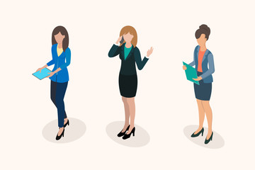 Fototapeta premium Business women office staff
