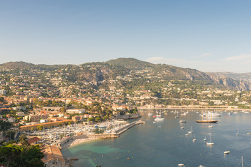 Obraz premium Villefranche, Cote d'Azur, France