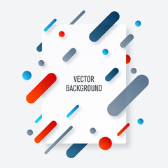 Vertical banners with 3D abstract background