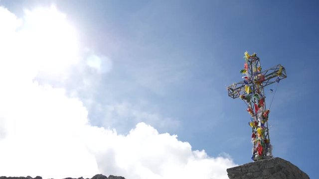 Cielo di montagna time lapse