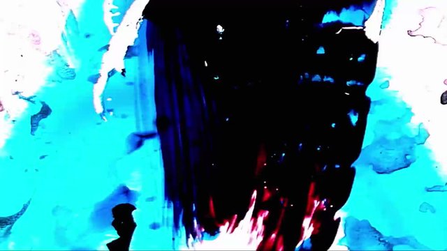 Cycling Hand Painted Film Graphic Texture 02