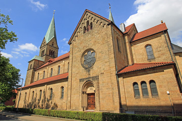 Fototapeta na wymiar Wolfenbüttel: St.-Petrus-Kirche(1891, Niedersachsen)