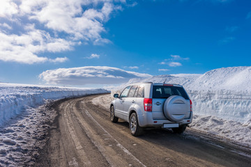 Road rental Reykjavik iceland  - obrazy, fototapety, plakaty