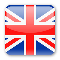 United Kingdom Flag Vector Square Icon
