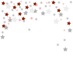 Abstract background Confetti with Stars elements