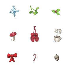 Christmas illustrations 