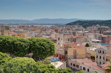 Fototapeta na wymiar Cagliari capitale de la Sardaigne en Italie
