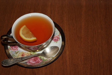 Tea with lemon