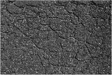 Old asphalt layer - textured background