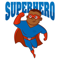 Superhero man Cartoon character