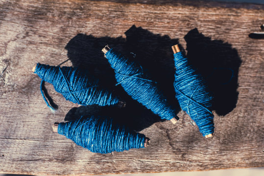 Traditional weaving fabric