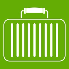 Briefcase icon green