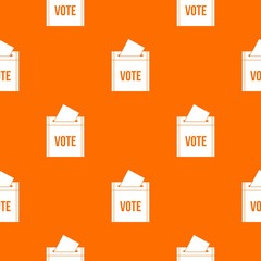 Ballot box pattern seamless