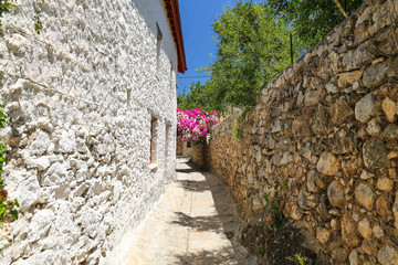 Street in Old Datca, Mugla, Turkey