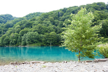 エメラルドグリーンの秘境