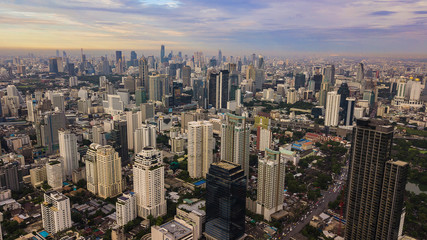 Fototapeta premium An aerial view of city