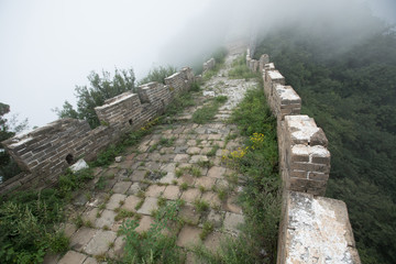 Fototapeta na wymiar landscape of the great wall in China