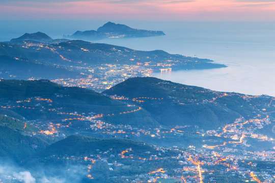 Europe,Italy, Campania, Naples district..Sorrentine peninsula