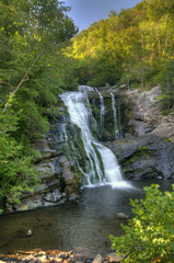 Obraz na płótnie Canvas Bald River Falls in Tennessee, USA.
