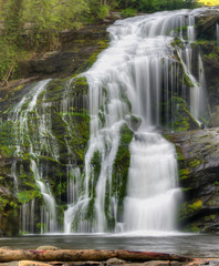 Fototapeta na wymiar Bald River Falls in Tennessee, USA.