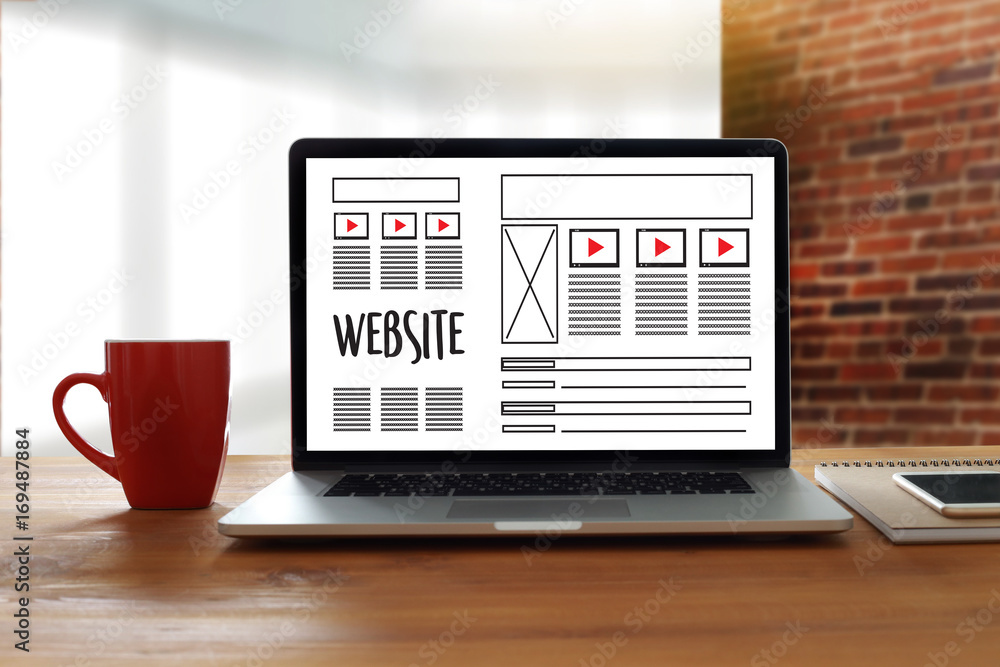 Poster web design layout sketch drawing software media www and graphic layout website development project