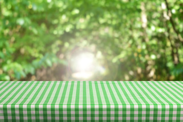 Empty table background