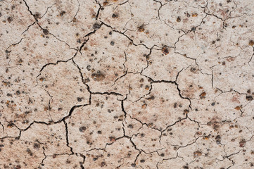Dried cracked earth soil ground texture background