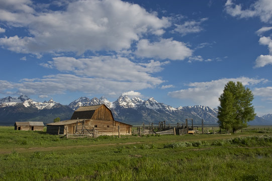 Old barn at Mormon Row, Grand Teton NP, Wyoming