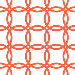 Fototapeta premium Vector seamless pattern. Modern stylish texture. Repeating circles background
