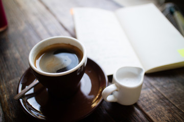 Drinking my morning cup of coffee and planning my day
