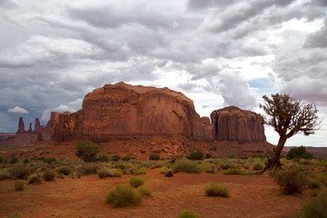 Buttes at Monument Valley