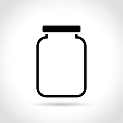 jar icon on white background