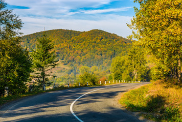 countryside road in mountains