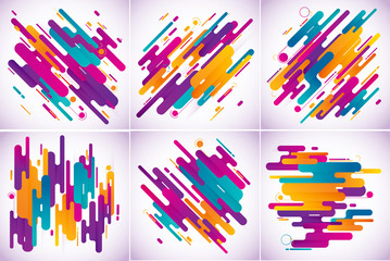 Modern stripes abstract background