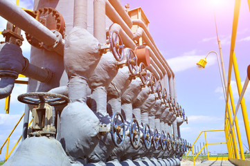 The pipe and valve oil fields