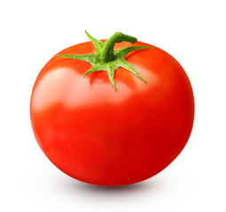 Red tomato isolated