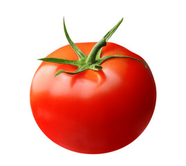 Red tomato isolated