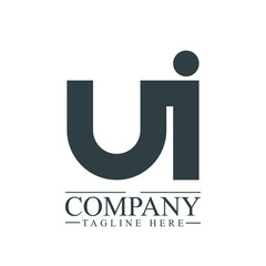 Initial Letter UI Linked Design Logo © sangpena
