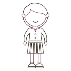 beautiful woman avatar character vector illustration design