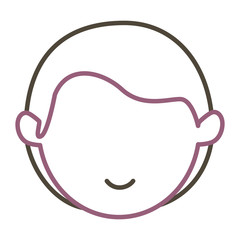 little baby boy character vector illustration design